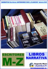 NARRATIVA-ESCRITORES-ANTERIORES-SXIX-Y-CLASICOS M-Z